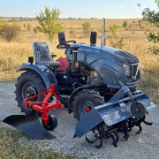 Мінітрактор TERRA FORCE 252XL із польським плугом, фрезою 140 см, подвійною гідравлікою, ціна, доставка